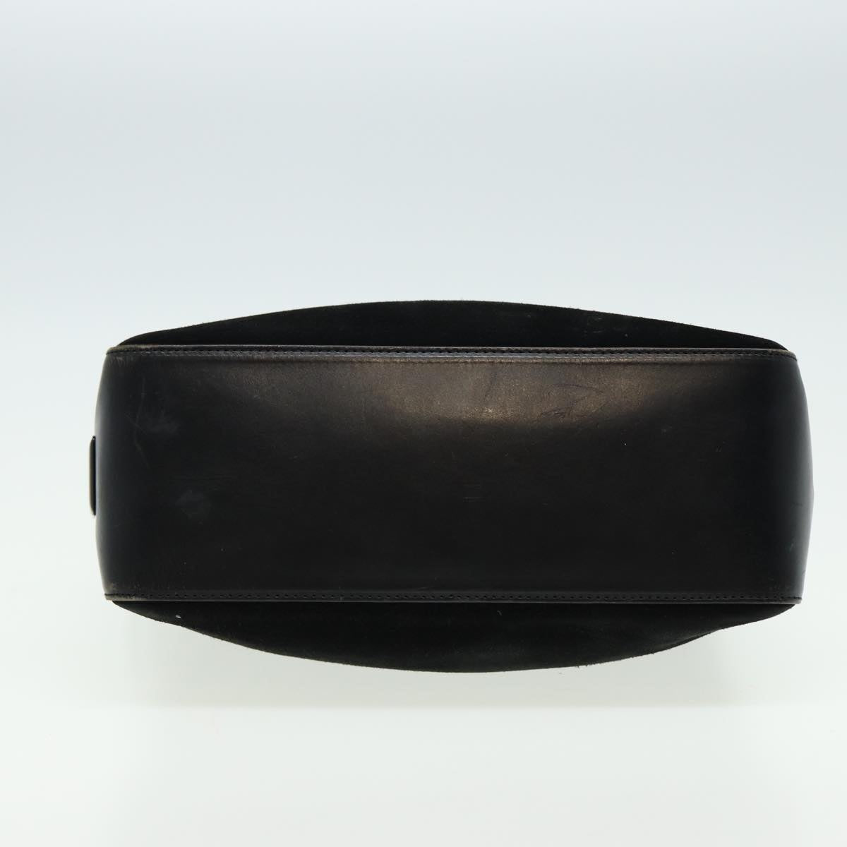 GUCCI Shoulder Bag Suede Black 001 3766 81827