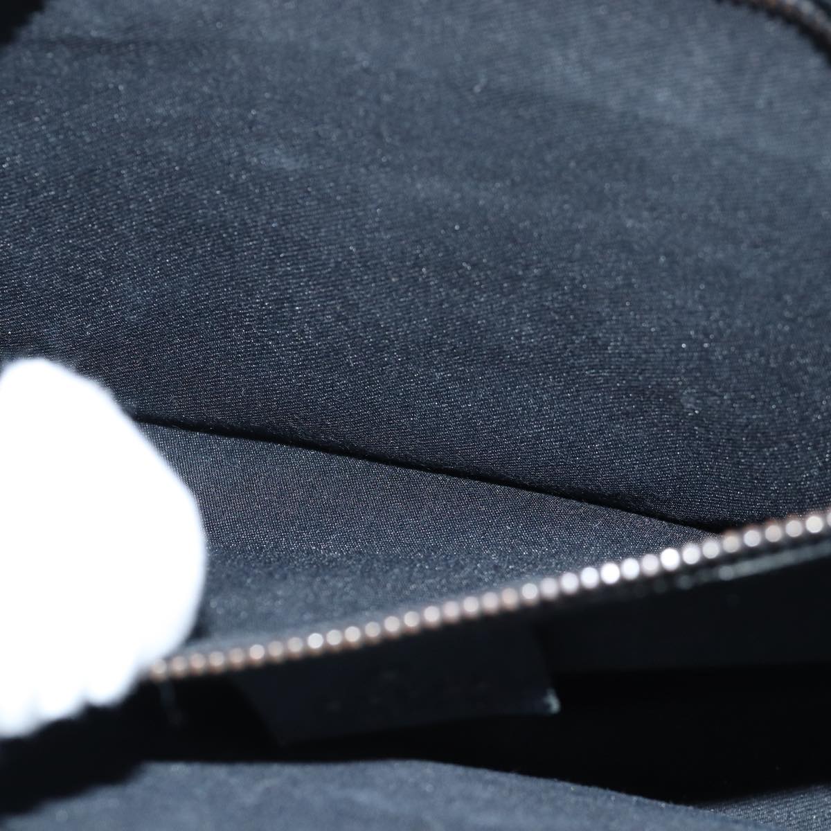 GUCCI GG Canvas Hand Bag Black 124286 81873