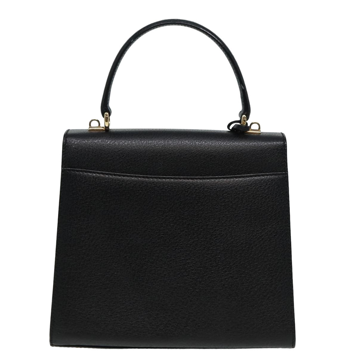GUCCI Ready Lock Hand Bag Leather 2way Black 000 2026 0258 81897