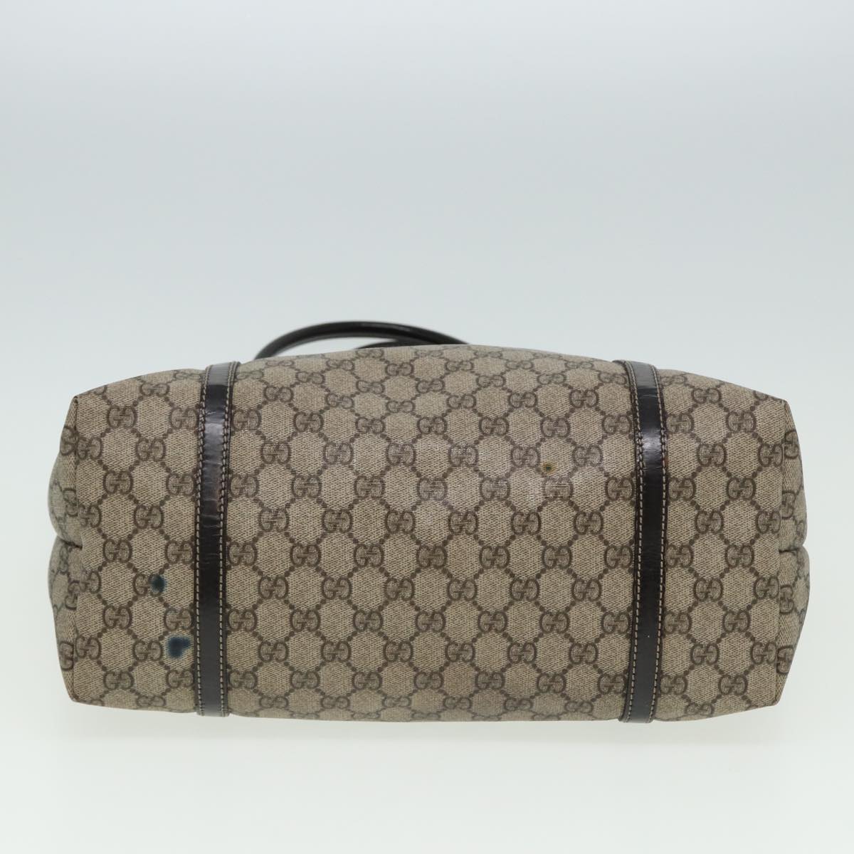 GUCCI GG Supreme Tote Bag PVC Leather Beige 197953 81913