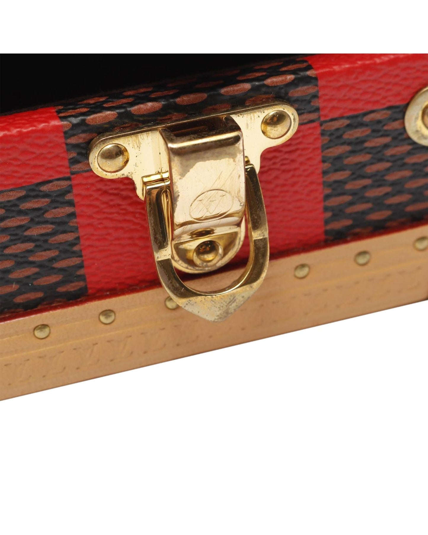 Damier Pop Canvas Malle Pyramide with Vachetta Leather Trim