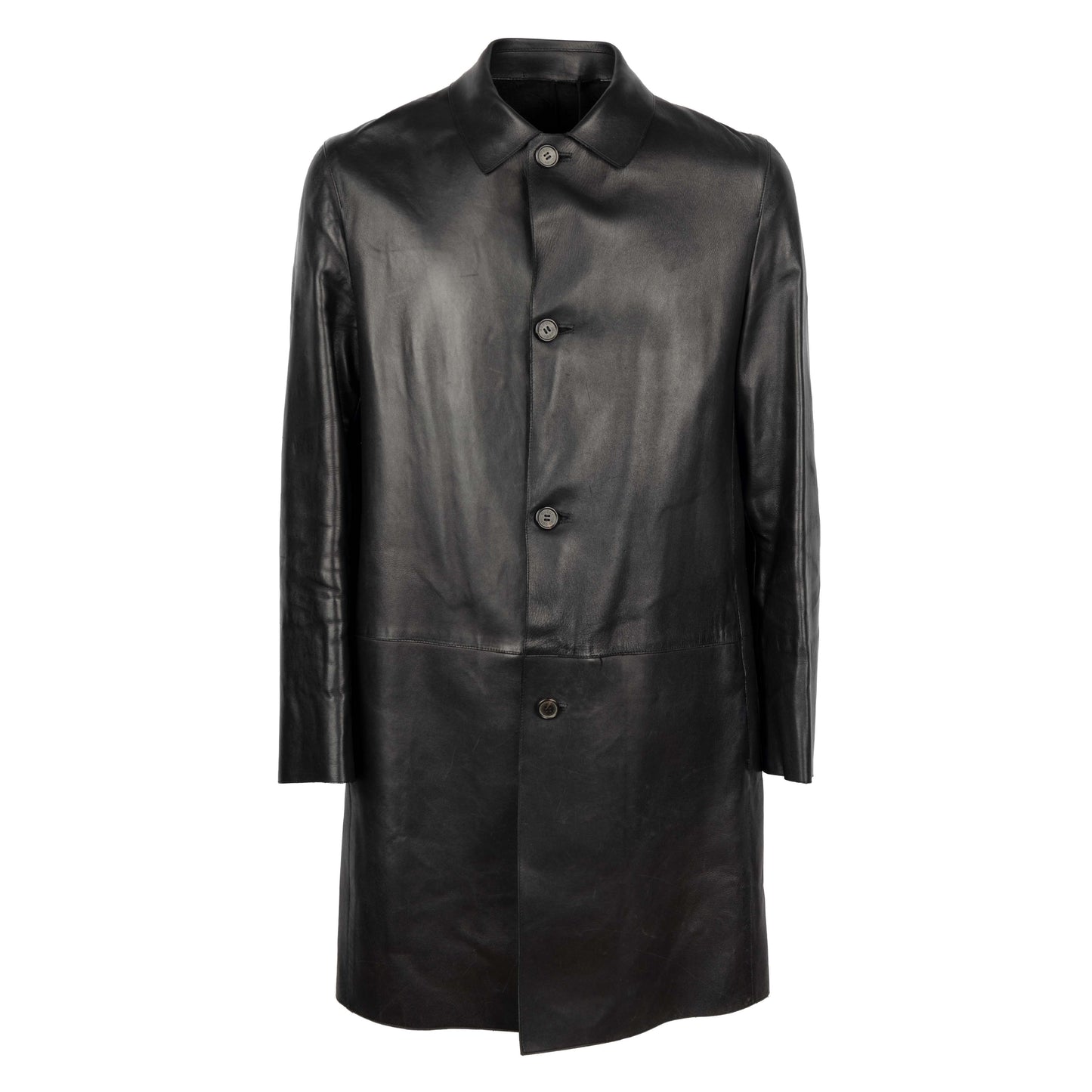 GLM-- Leather Trench Coat - '00s