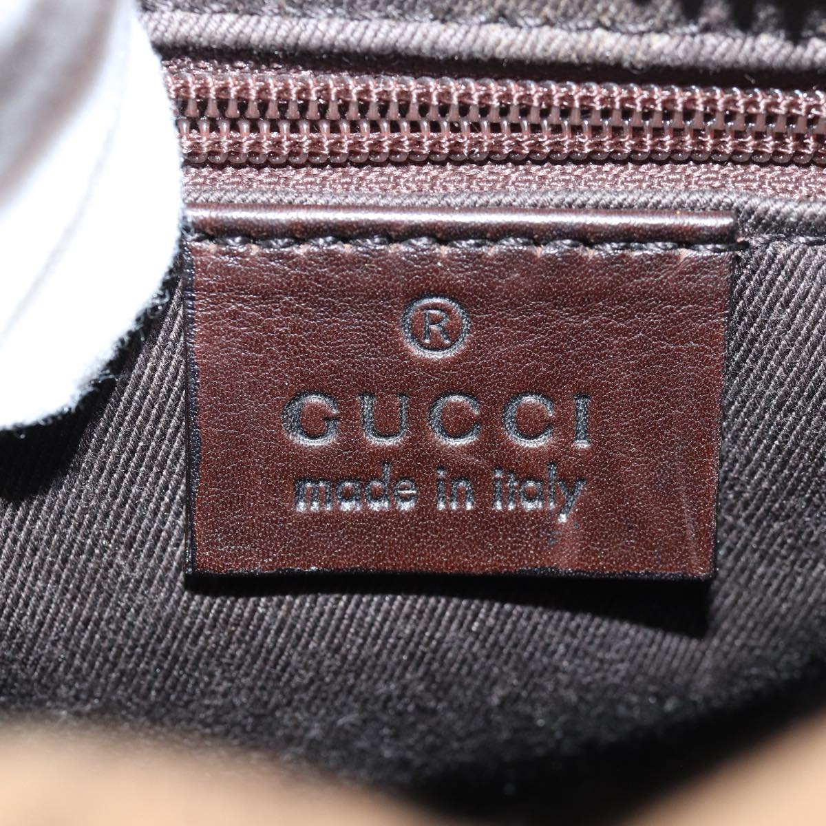 GUCCI GG Canvas Shoulder Bag Beige 101333 82099
