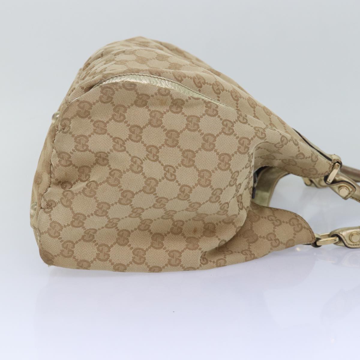 GUCCI GG Canvas Abbey Tote Bag Beige Gold 189835 82100