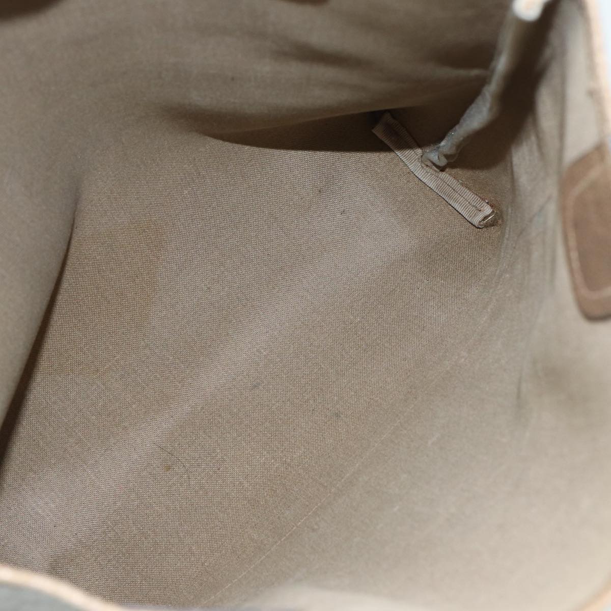 GUCCI GG Supreme Web Sherry Line Tote Bag PVC Leather Beige 39 02 003 82101