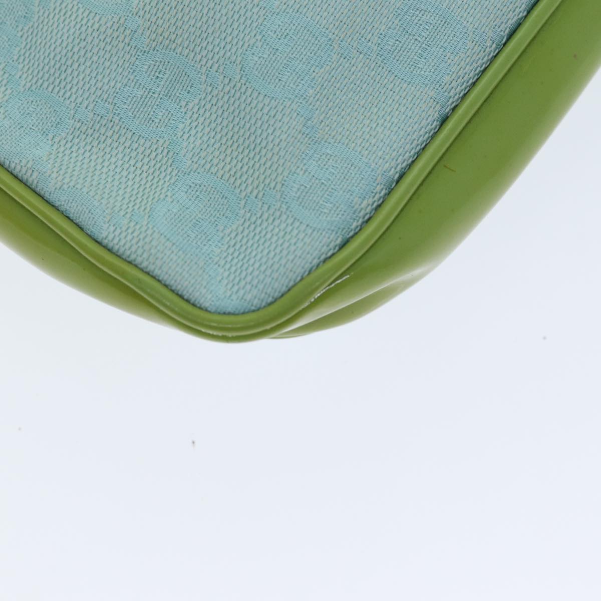 GUCCI GG Canvas Shoulder Bag Light Blue 001 4152 82144