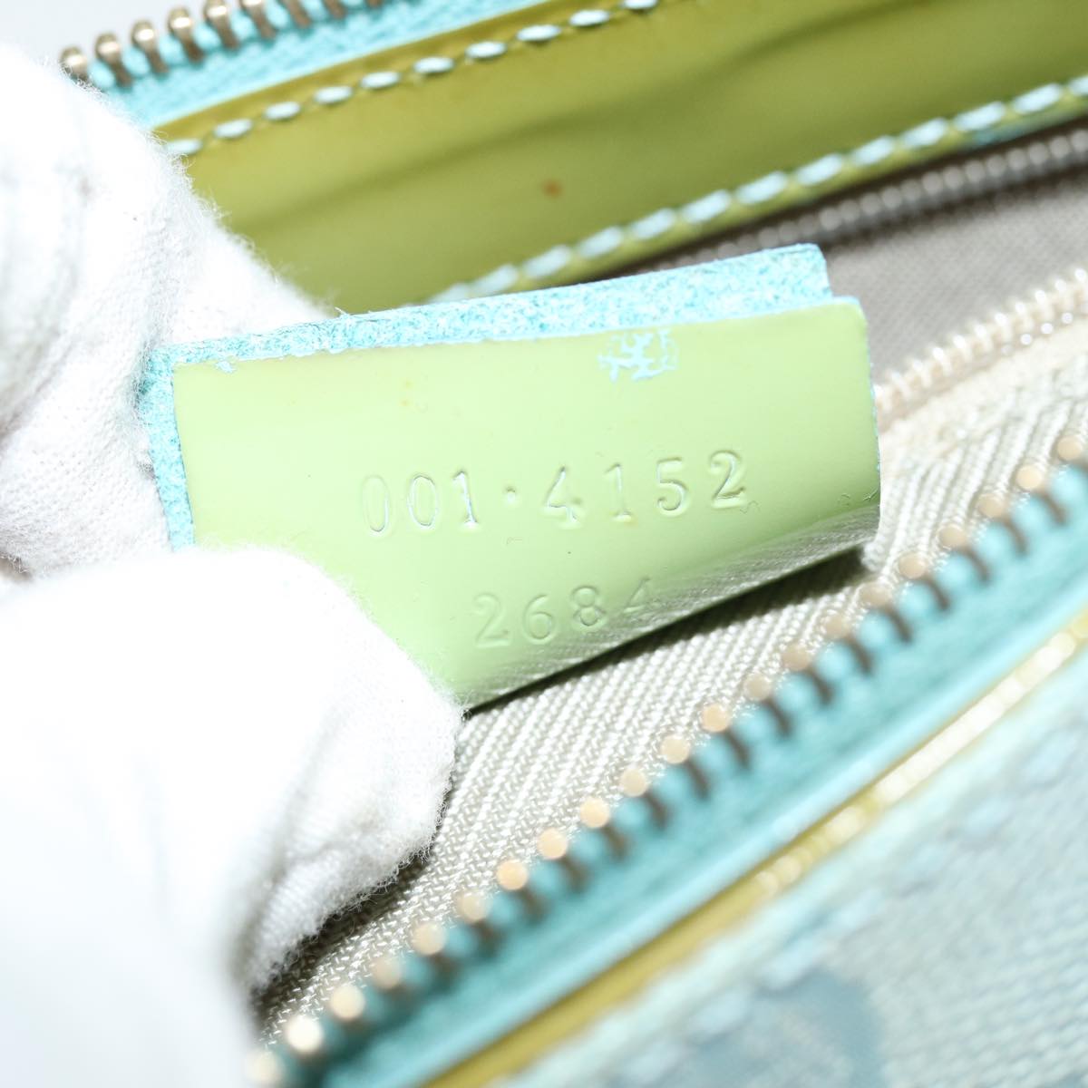 GUCCI GG Canvas Shoulder Bag Light Blue 001 4152 82144