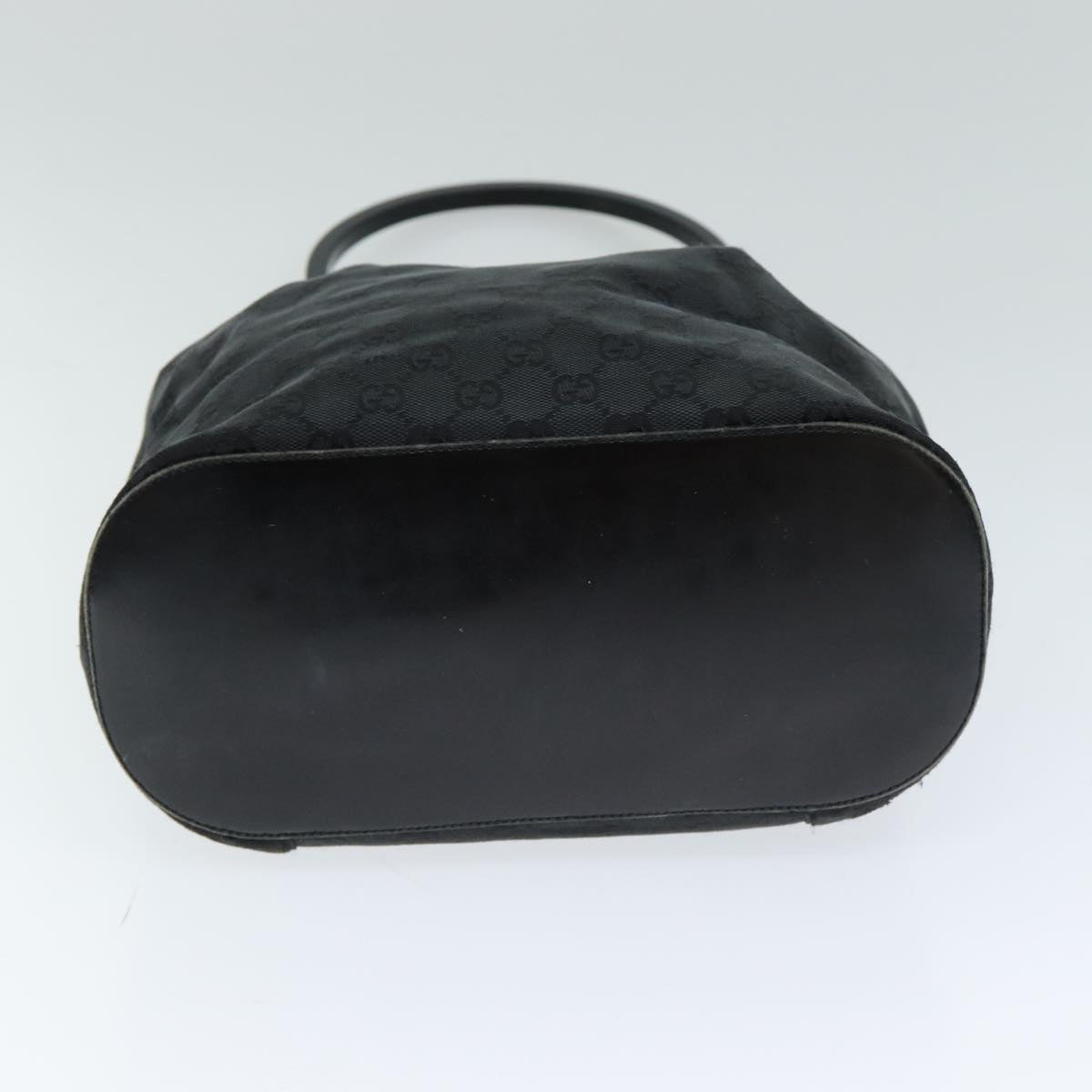 GUCCI GG Canvas Shoulder Bag Black 001 3738 82165