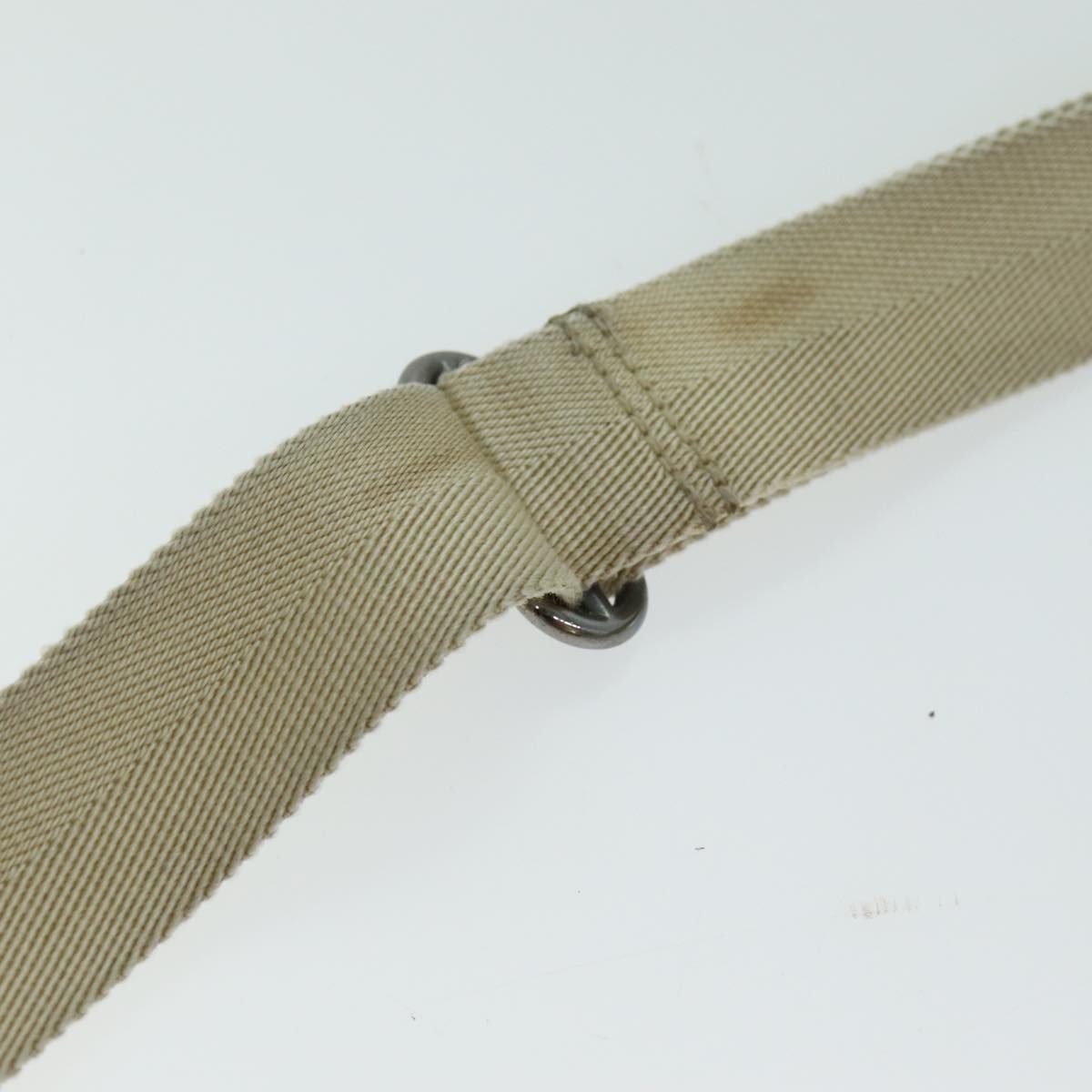 GUCCI GG Canvas Shoulder Bag Beige White 145857 82178