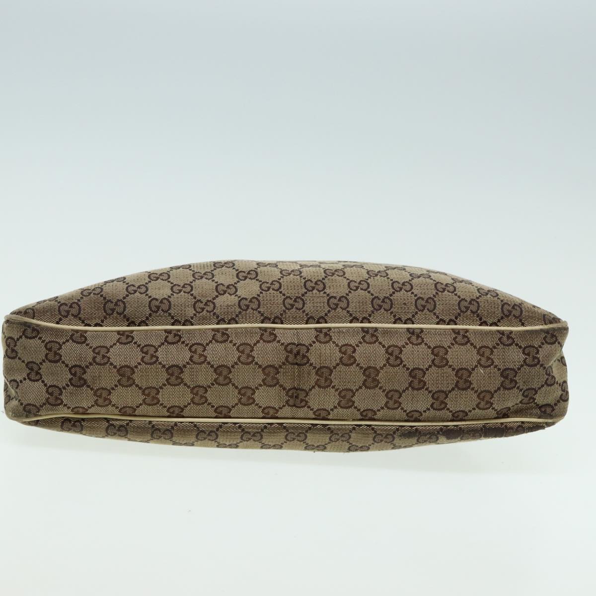GUCCI GG Canvas Shoulder Bag Beige 121023 82193