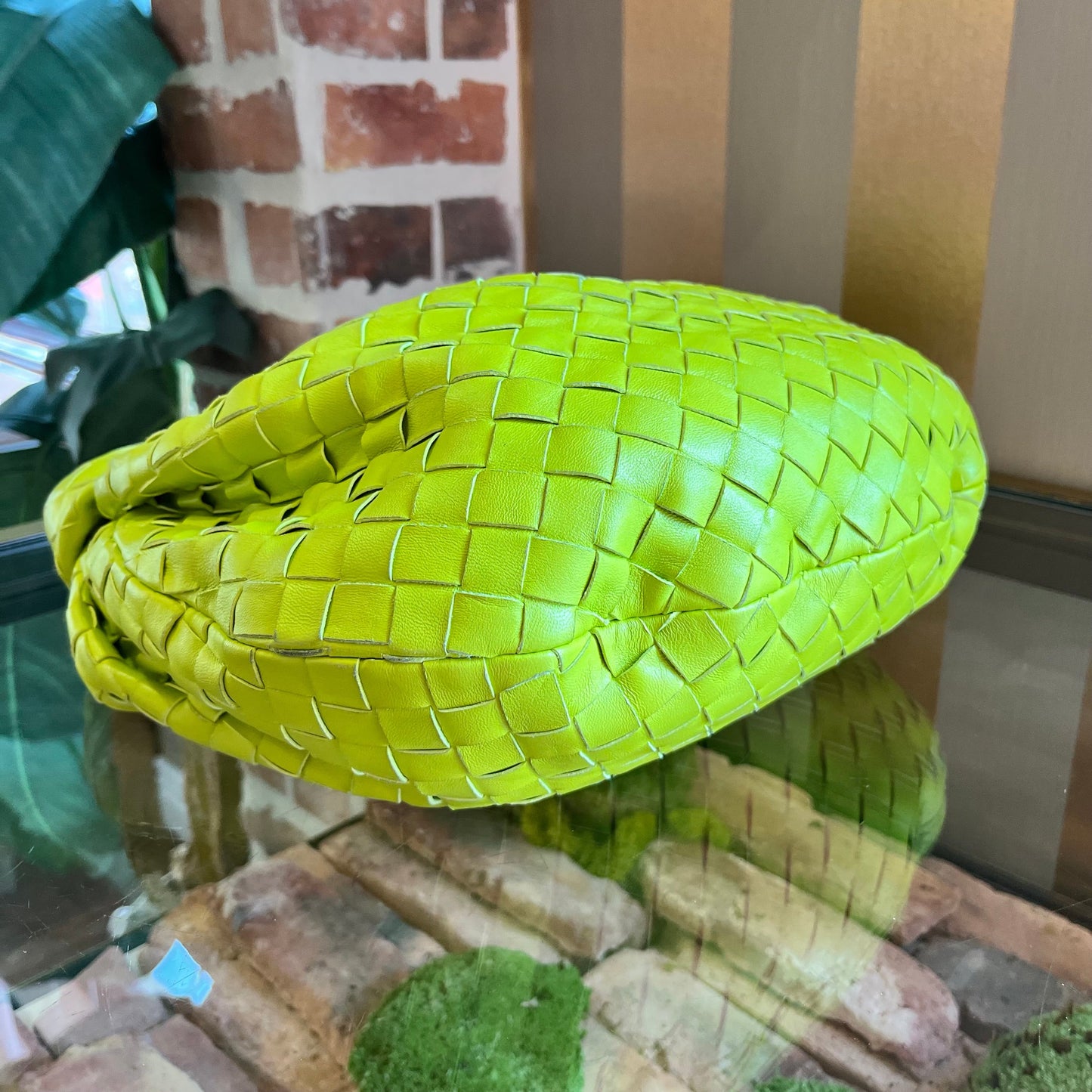 BOTTEGA VENETA Teen Jodie Green Nappa Intrecciato Hobo Bag