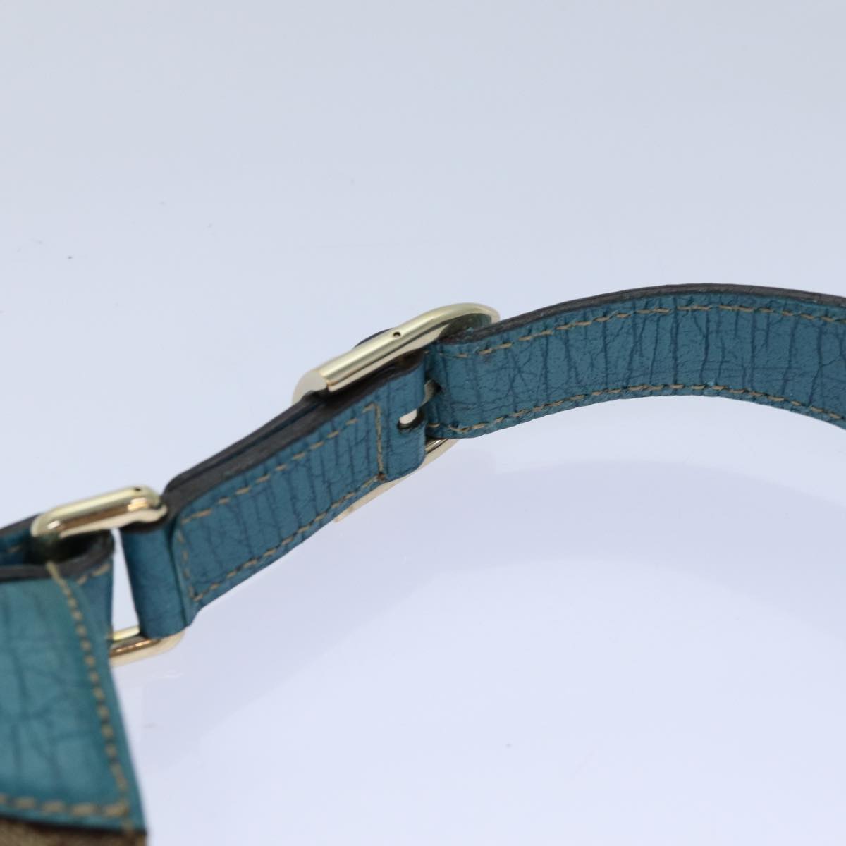 GUCCI Horsebit Sherry Line GG Canvas Shoulder Bag Beige 137388 82262