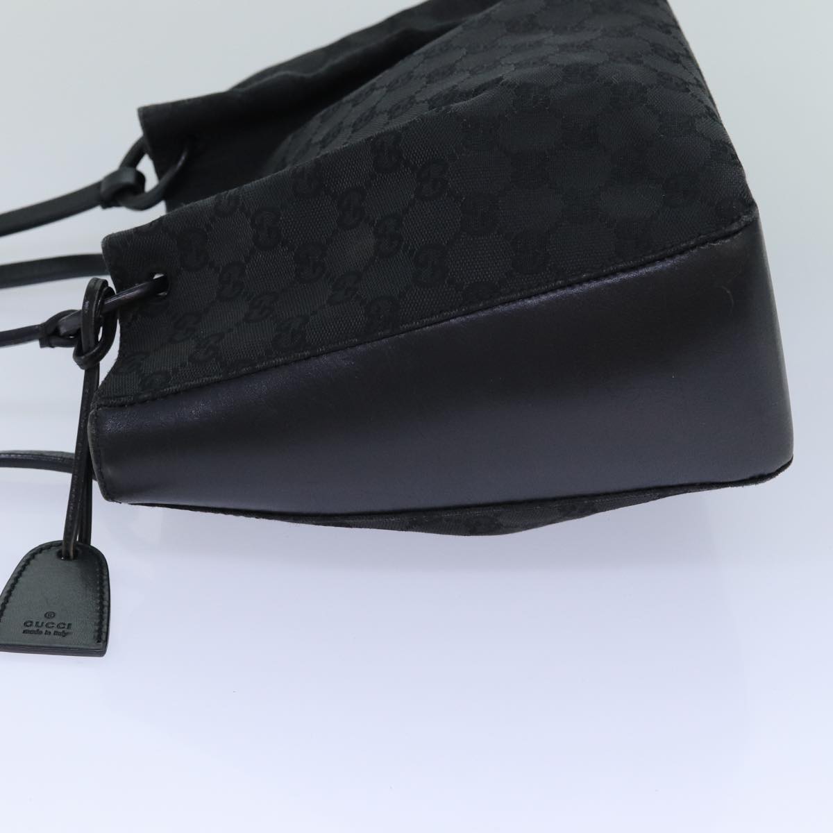 GUCCI GG Canvas Hand Bag Black 101919 82264