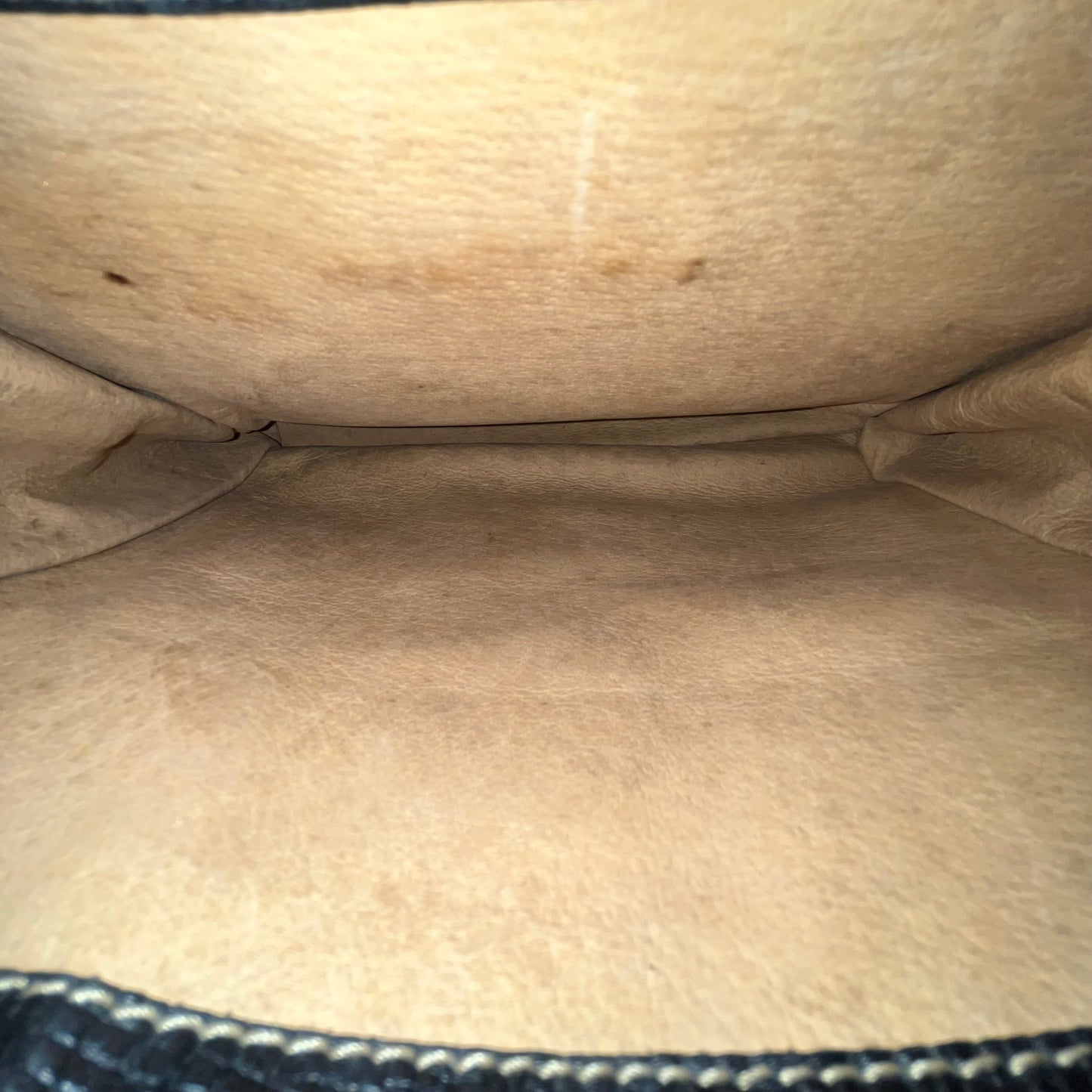 LOEWE Vintage Toggle Black Leather Crossbody