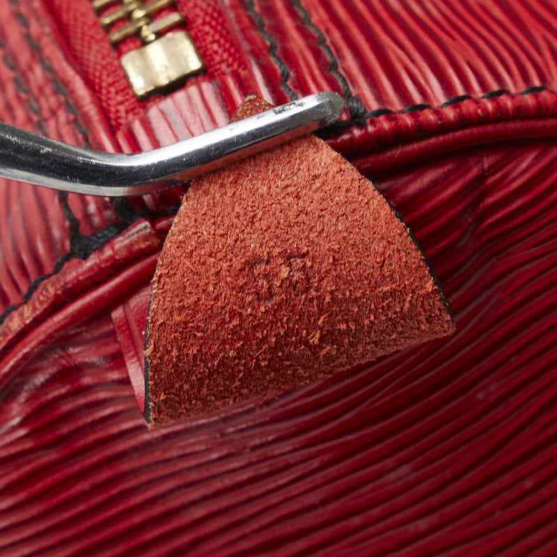 Louis Vuitton Louis Vuitton M42957 Boston Bag Leather Castilian Red