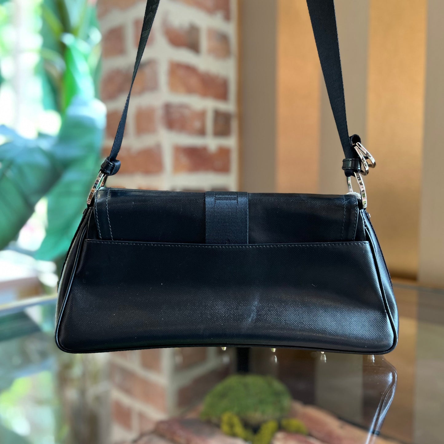 CHSITIAN DIOR Hardcore Coated Canvas Shoulder Bag