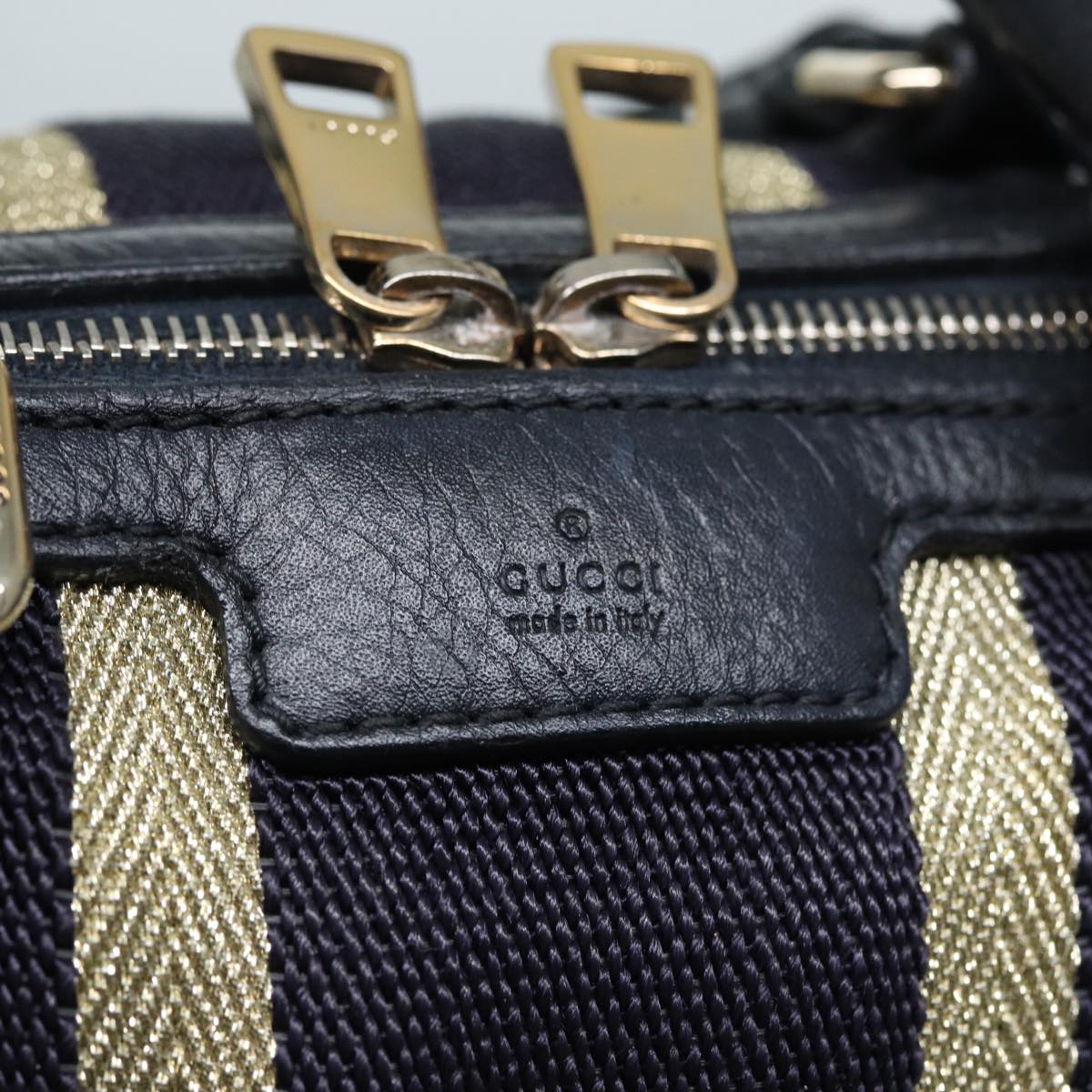 GUCCI Mini Boston Bag Leather 2way Black 269876 82699