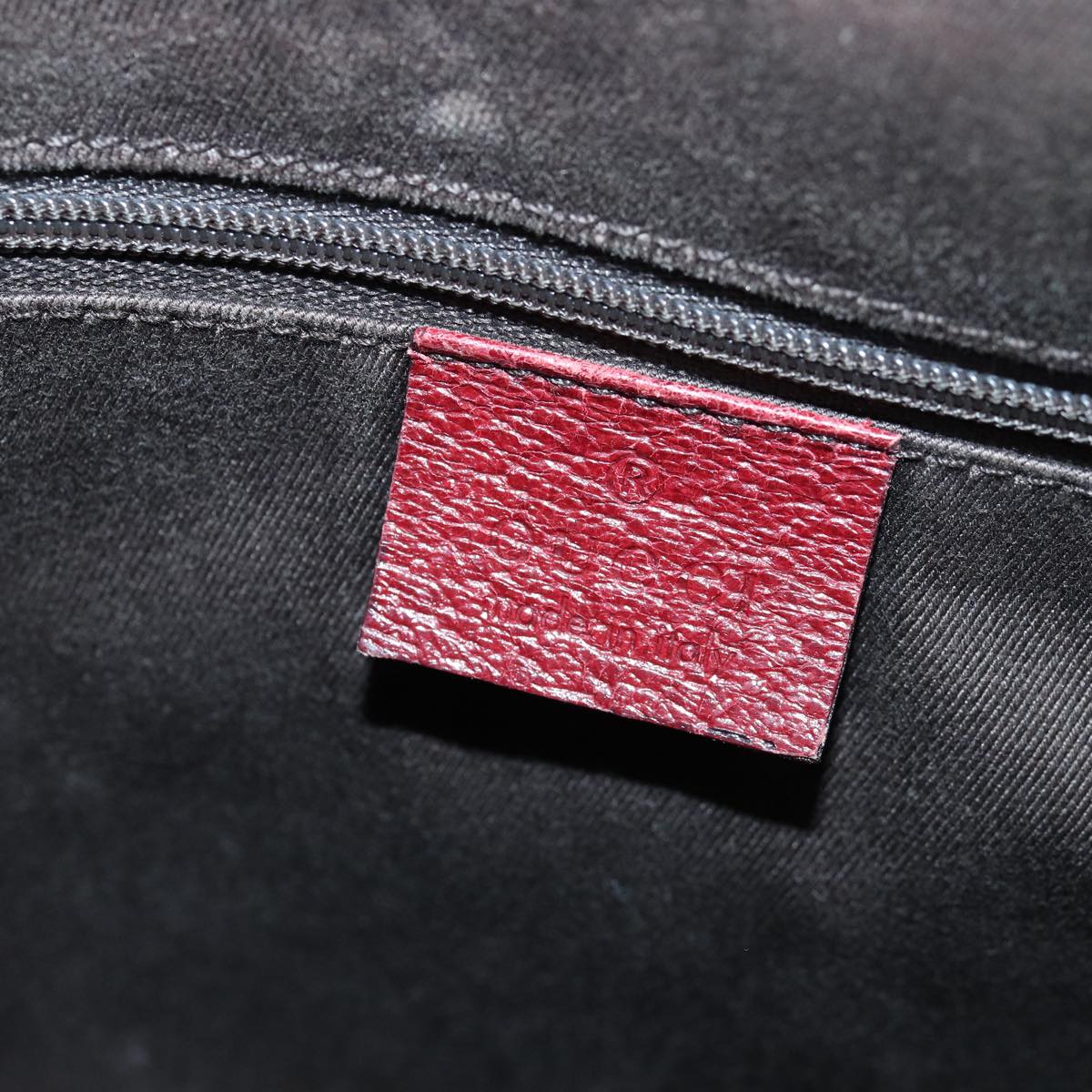 GUCCI GG Canvas Shoulder Bag Beige Red 113013 82709