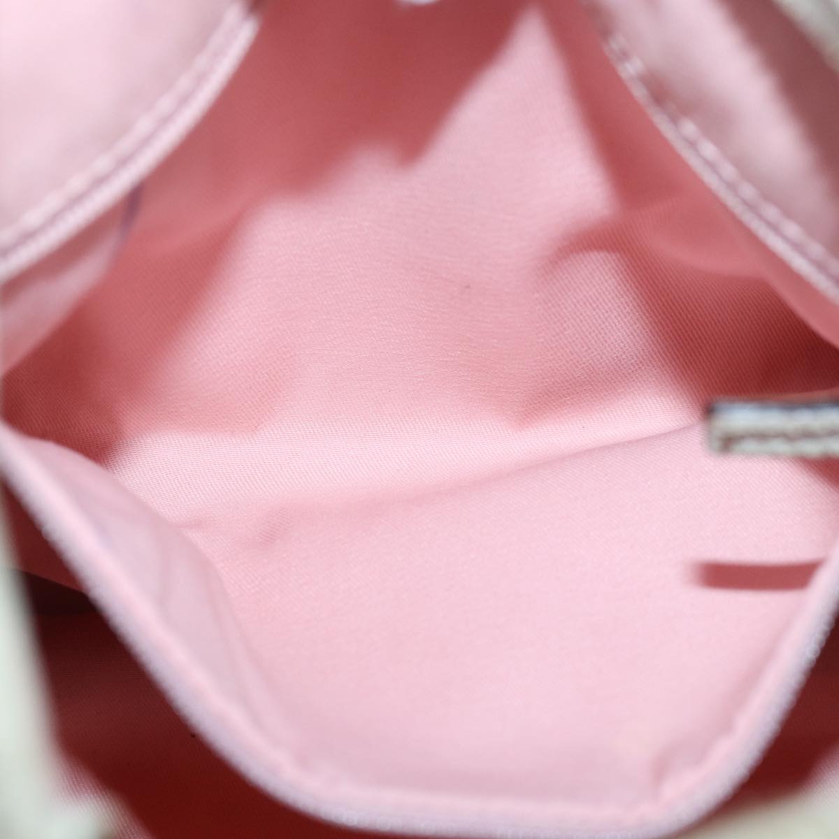 GUCCI GG Canvas Shoulder Bag Pink White 130738 82824