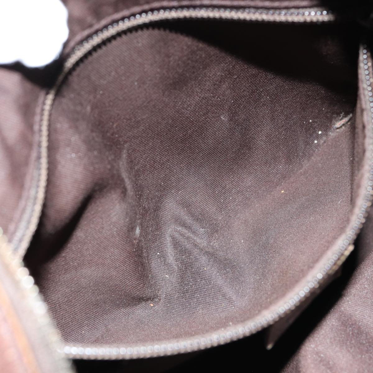 GUCCI GG Canvas Shoulder Bag Beige Brown 122709 82825