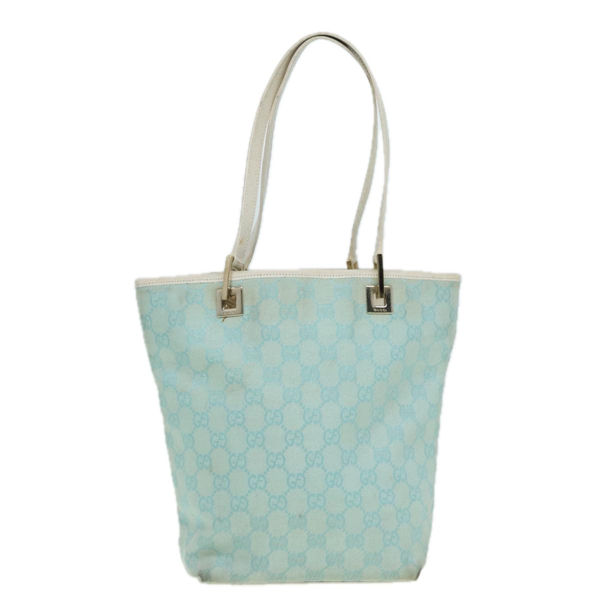 GUCCI GG Canvas Shoulder Bag Blue White 002 1099 82826