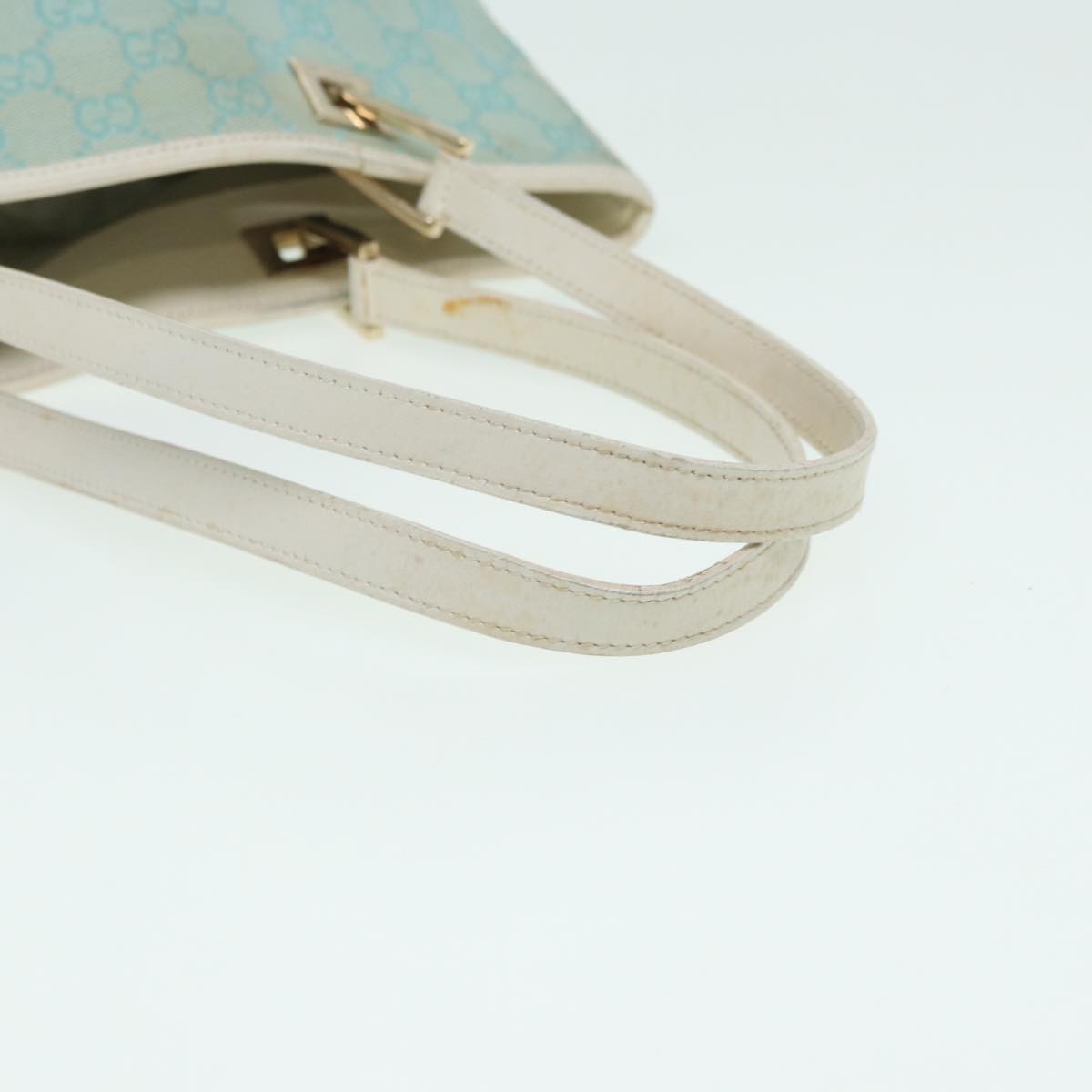 GUCCI GG Canvas Shoulder Bag Blue White 002 1099 82826
