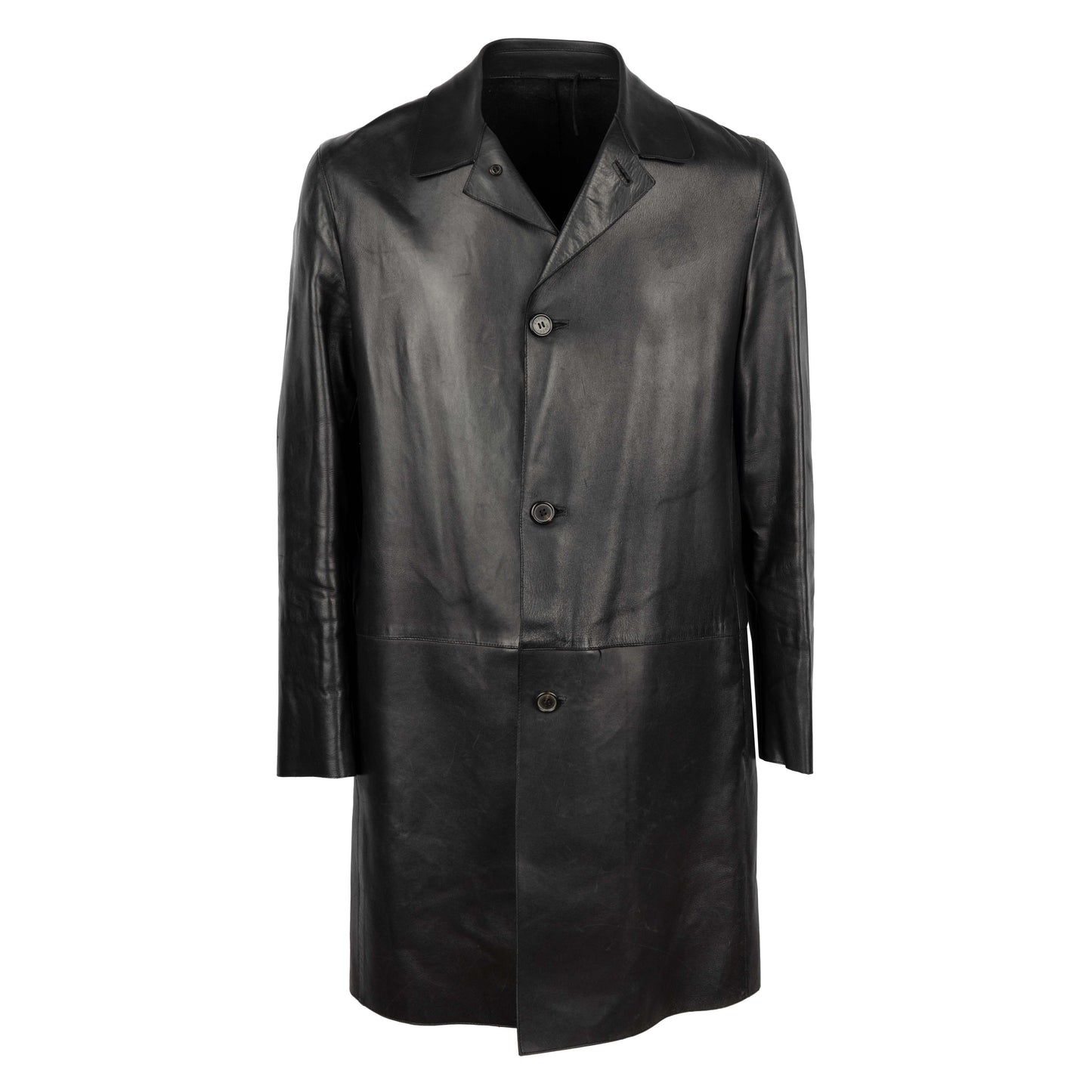 GLM-- Leather Trench Coat - '00s