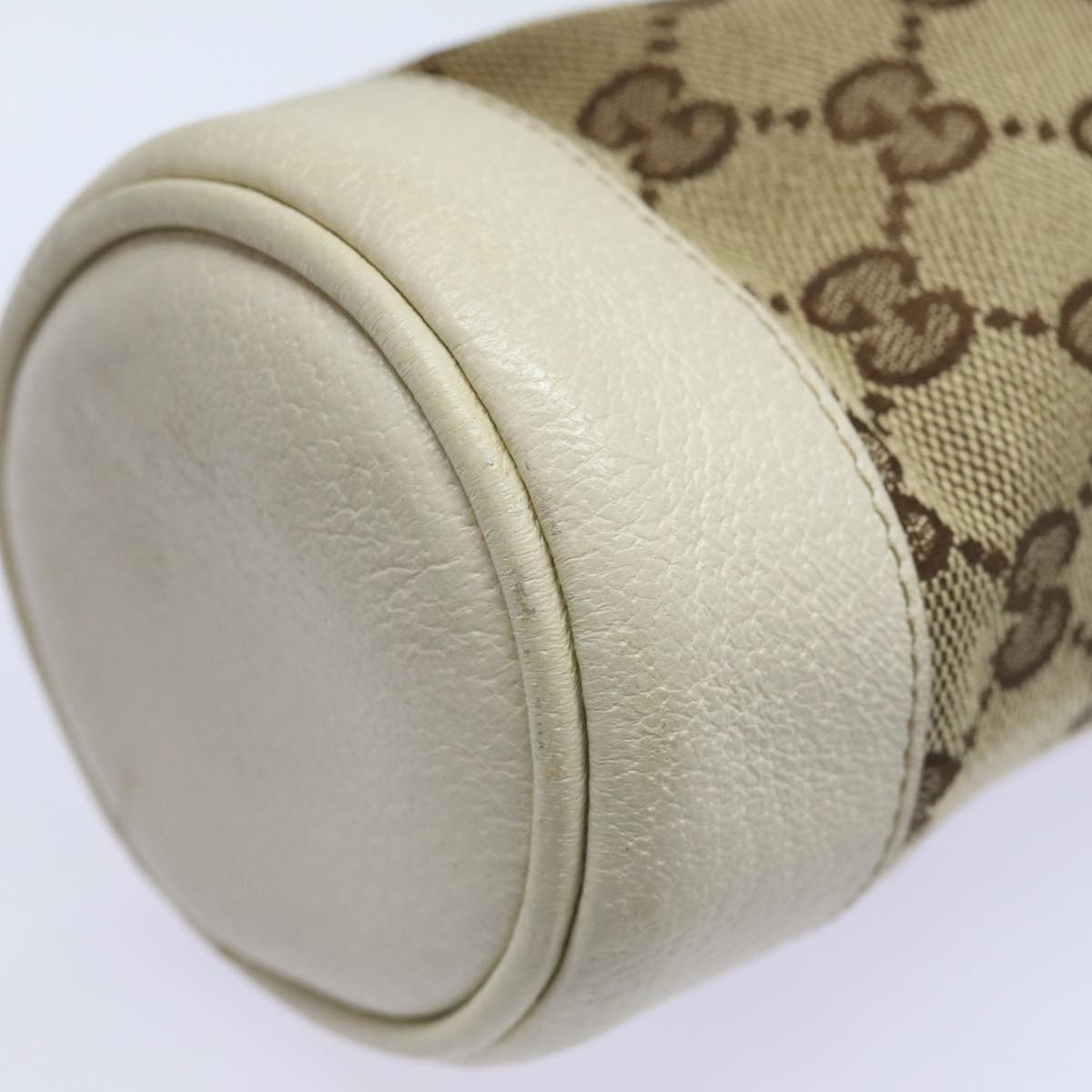 GUCCI Drink holder GG Canvas Web Sherry Line Water bottle Beige 28691 83139