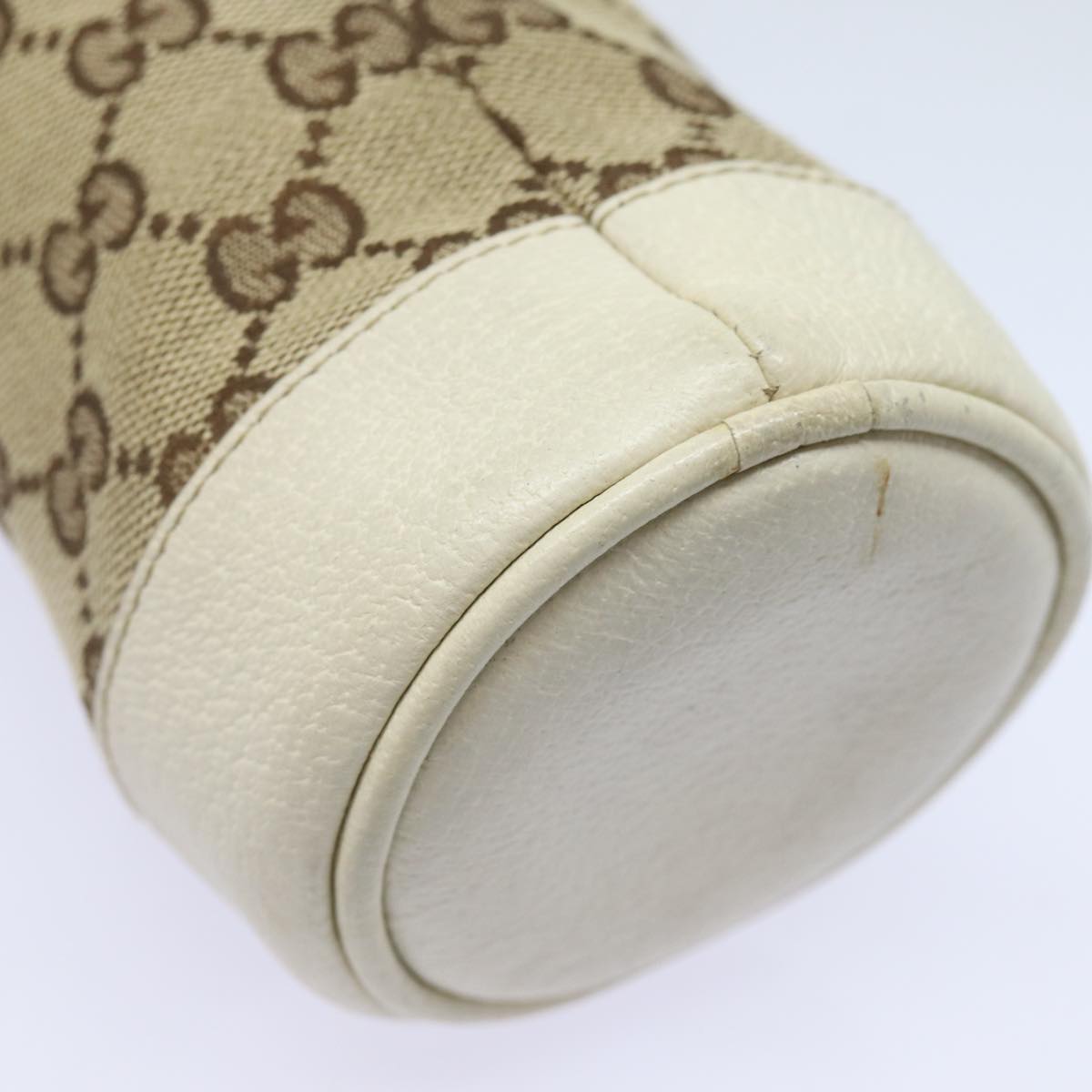 GUCCI Drink holder GG Canvas Web Sherry Line Water bottle Beige 28691 83139