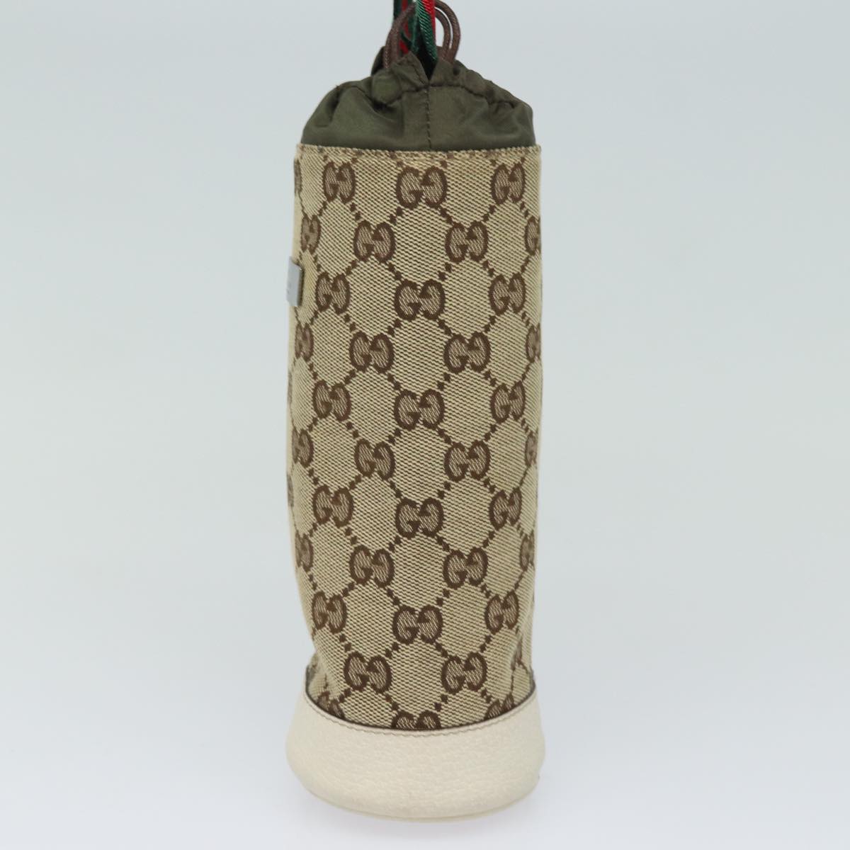 GUCCI Drink holder GG Canvas Web Sherry Line Water bottle Beige 28691 83139