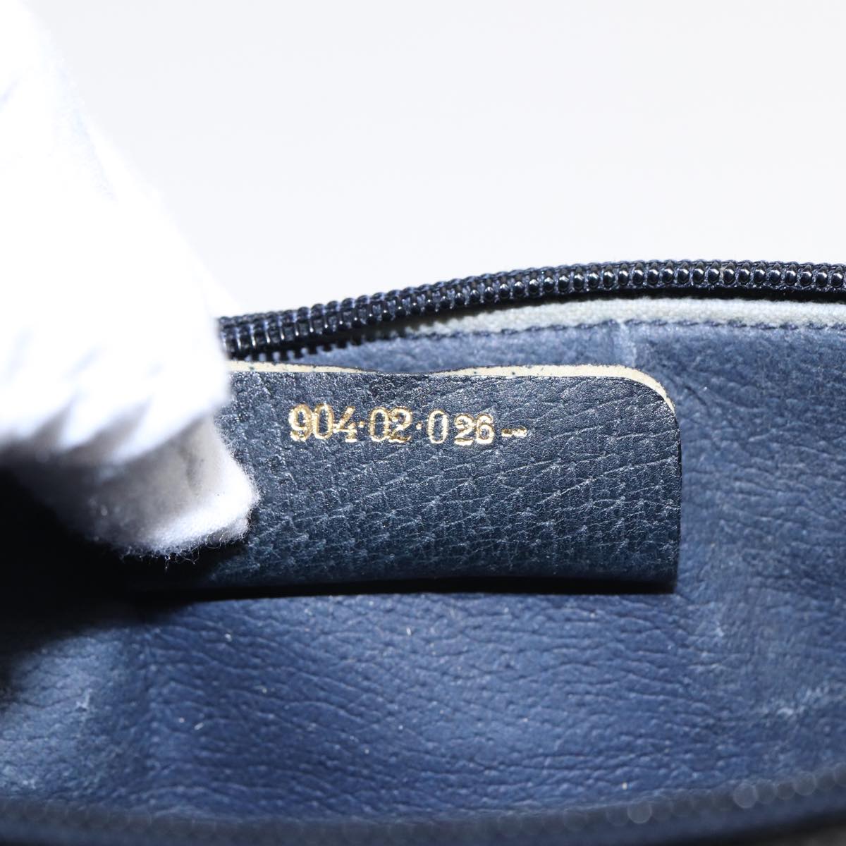GUCCI GG Supreme Sherry Line Shoulder Bag PVC Navy Red 904 02 026 83193