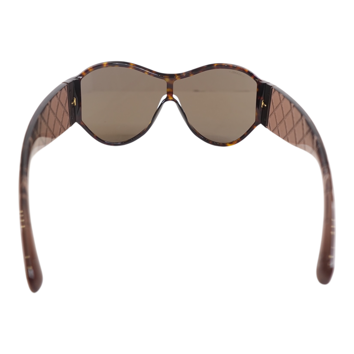 Chanel Brown Shield Sunglasses