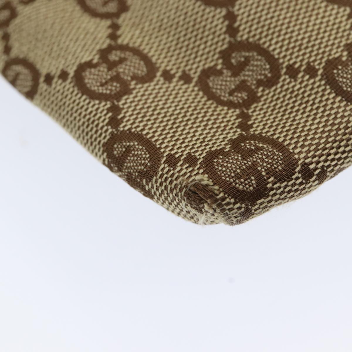 GUCCI GG Canvas Sherry Line Waist bag Beige Emerald Green 28566 0959 83220