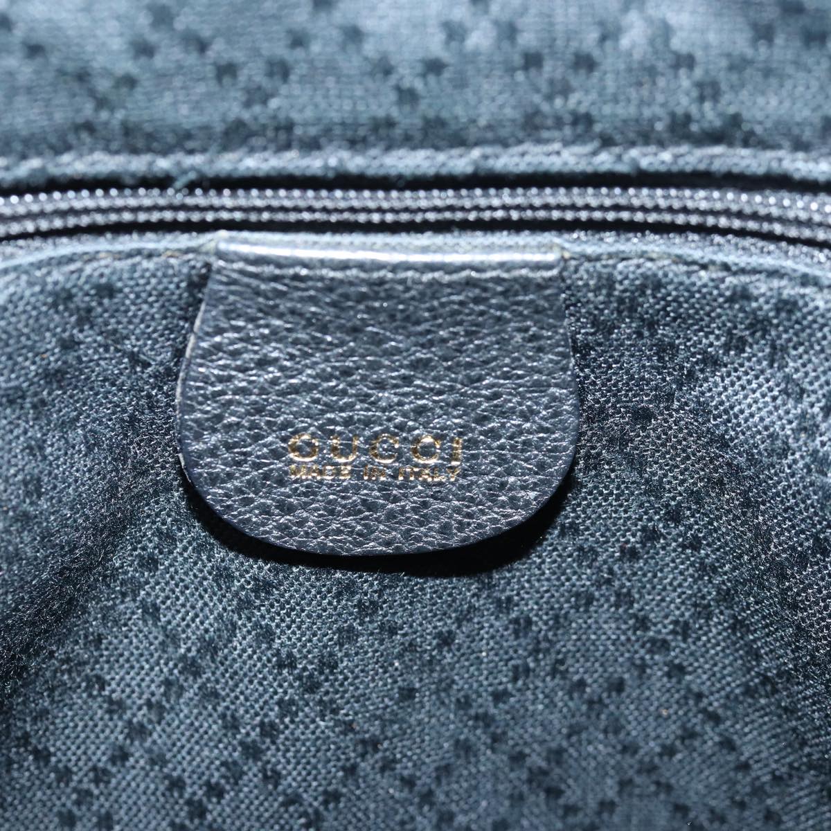 GUCCI Bamboo Hand Bag Suede Black 000 1046 0290 83323