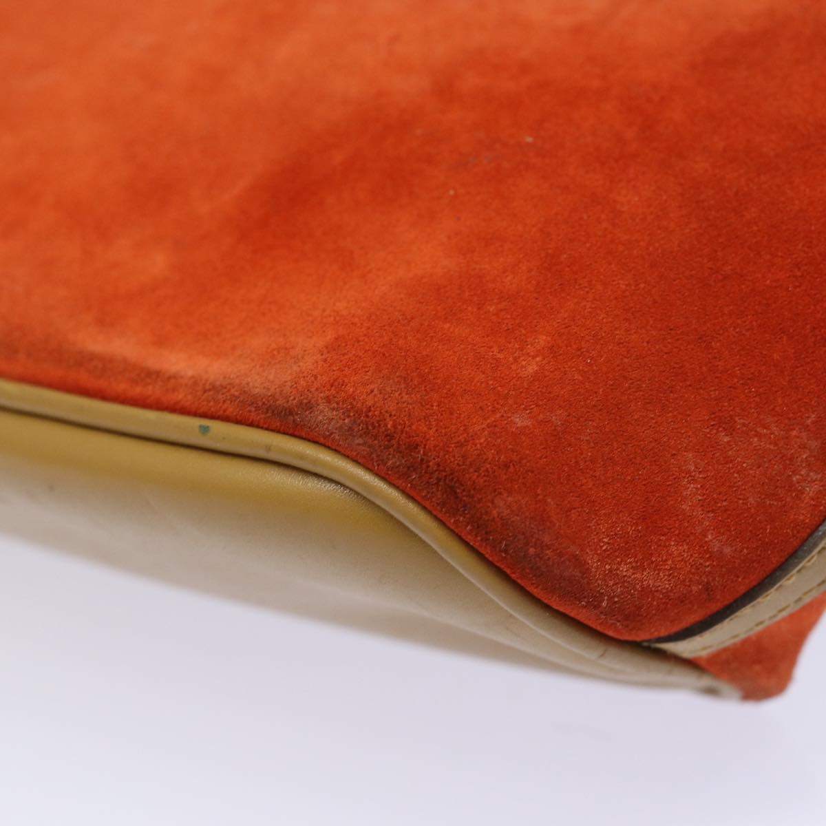 GUCCI Accessory Pouch Suede Orange 039 1103 83367