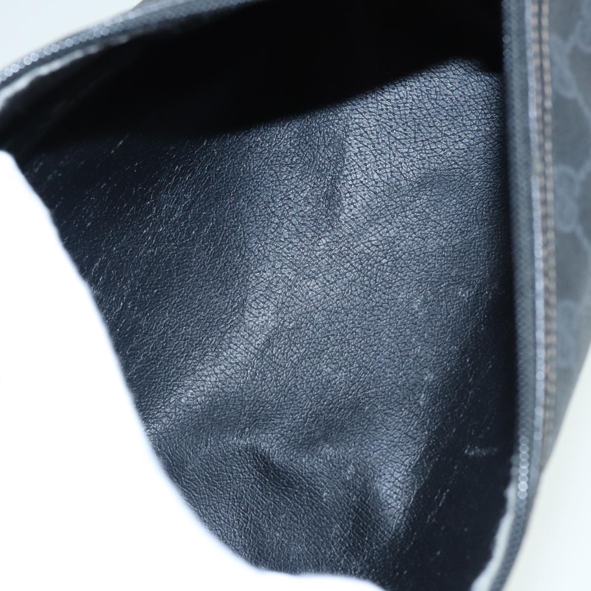 GUCCI GG Supreme Shoulder Bag PVC Black 156 02 086 83391