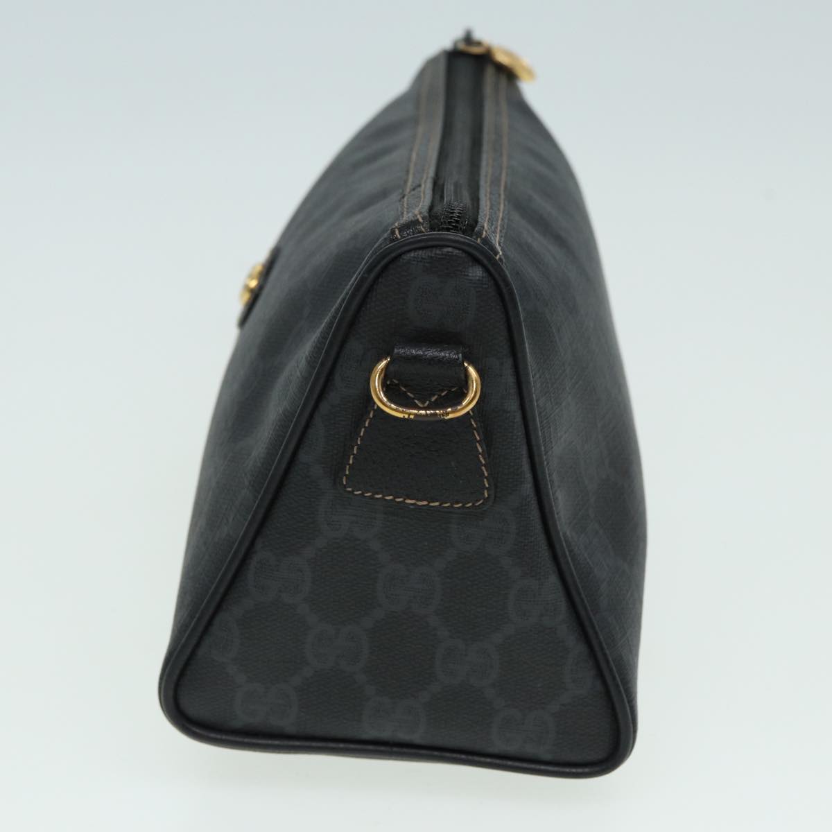 GUCCI GG Supreme Shoulder Bag PVC Black 156 02 086 83391