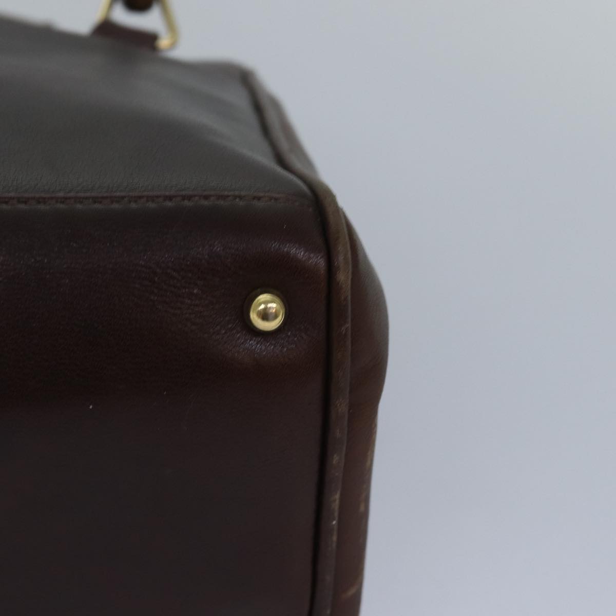 GUCCI Bamboo Hand Bag Leather Brown 000 122 0316 83411