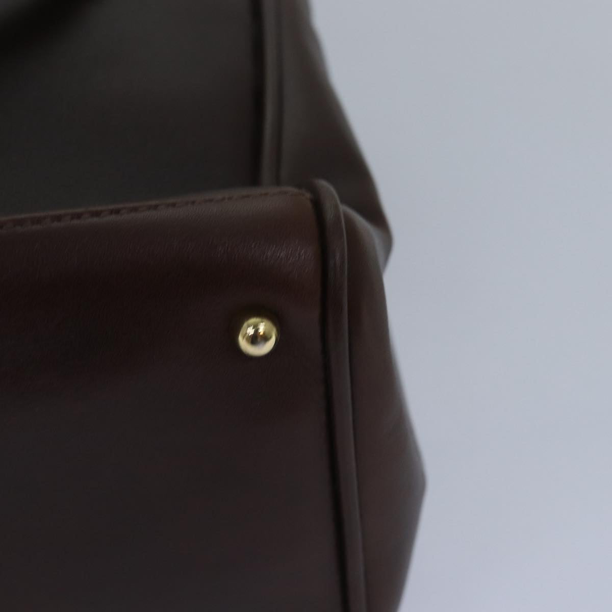 GUCCI Bamboo Hand Bag Leather Brown 000 122 0316 83411