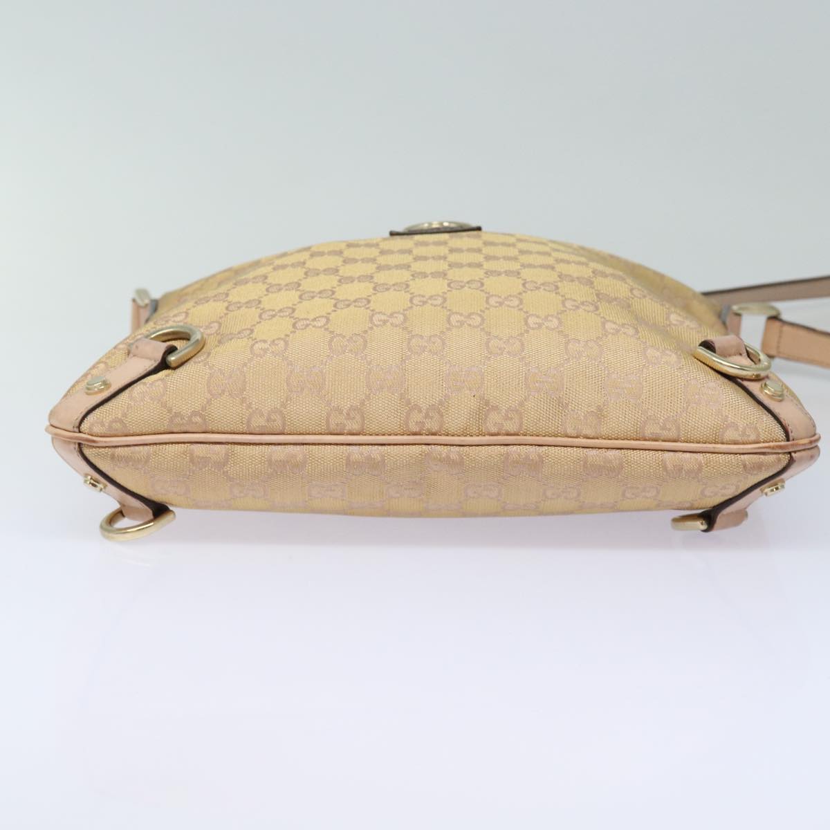 GUCCI GG Canvas Shoulder Bag Pink 131326 83708