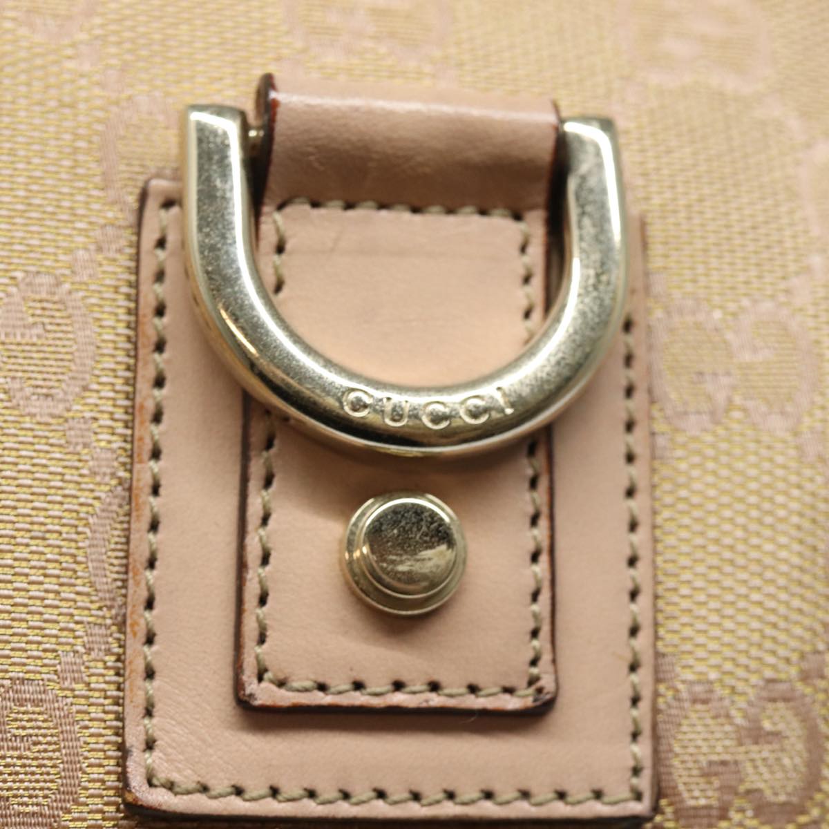 GUCCI GG Canvas Shoulder Bag Pink 131326 83708