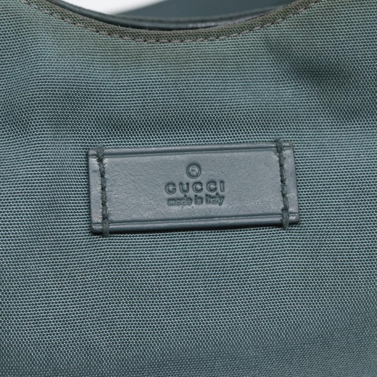 GUCCI Shoulder Bag Nylon Outlet Light Blue 244342 83813
