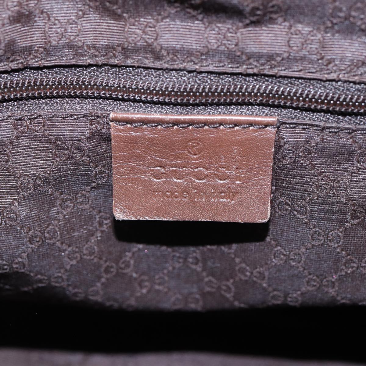 GUCCI Hand Bag Canvas Pink Brown 000 0851 001553 83923