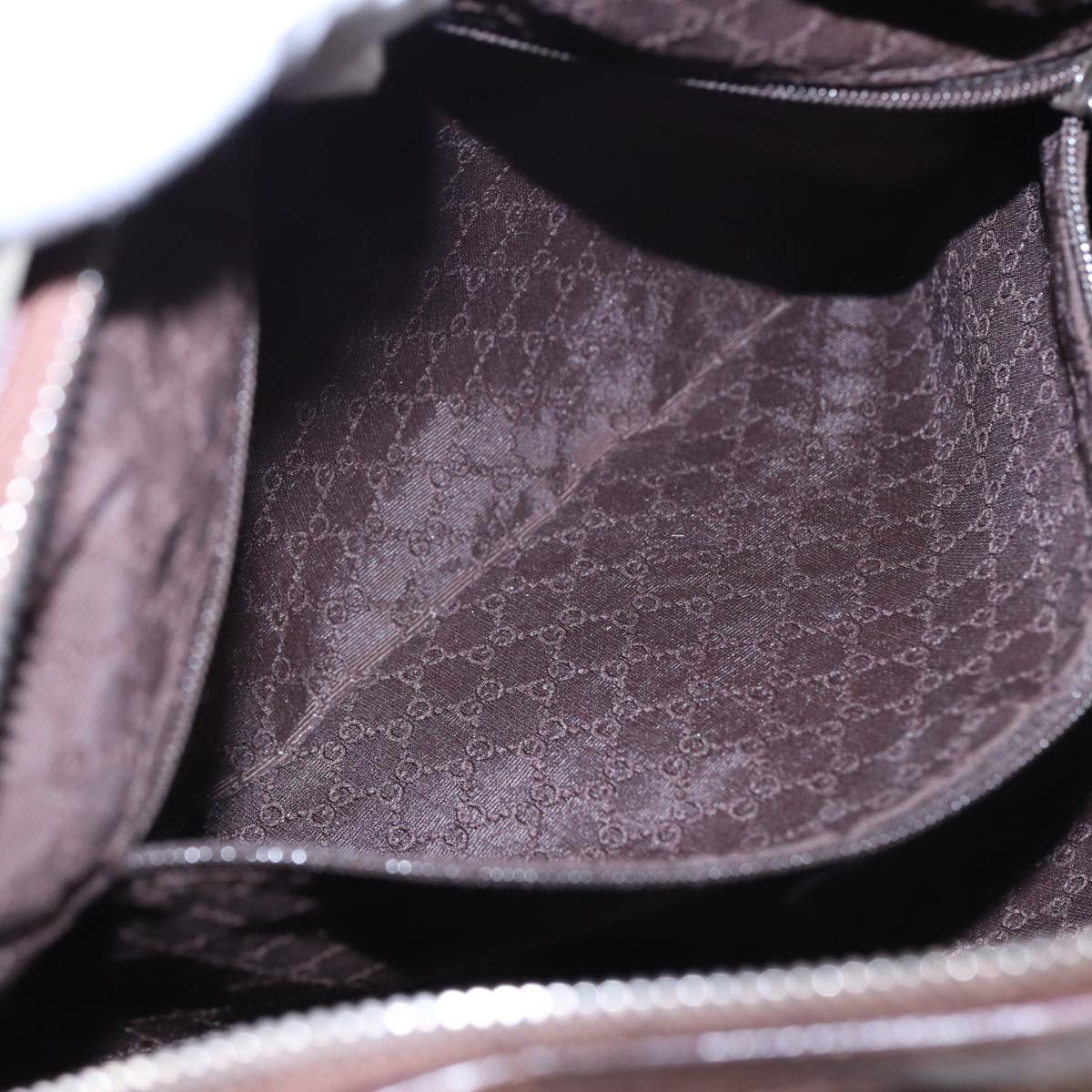 GUCCI Hand Bag Canvas Pink Brown 000 0851 001553 83923