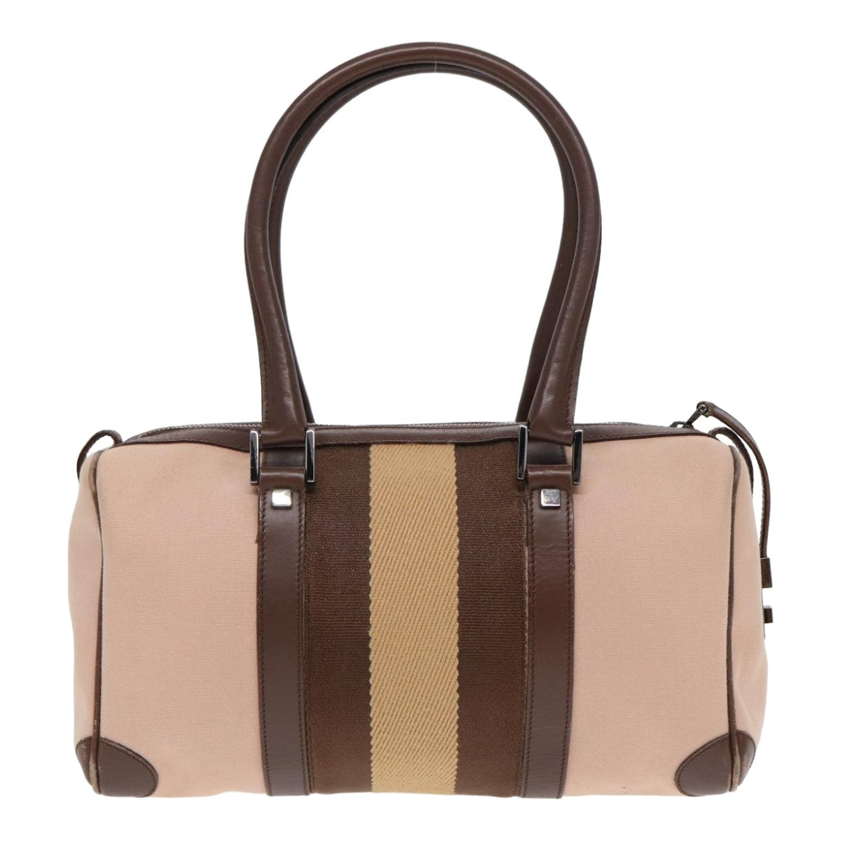 GUCCI Hand Bag Canvas Pink Brown 000 0851 001553 83923
