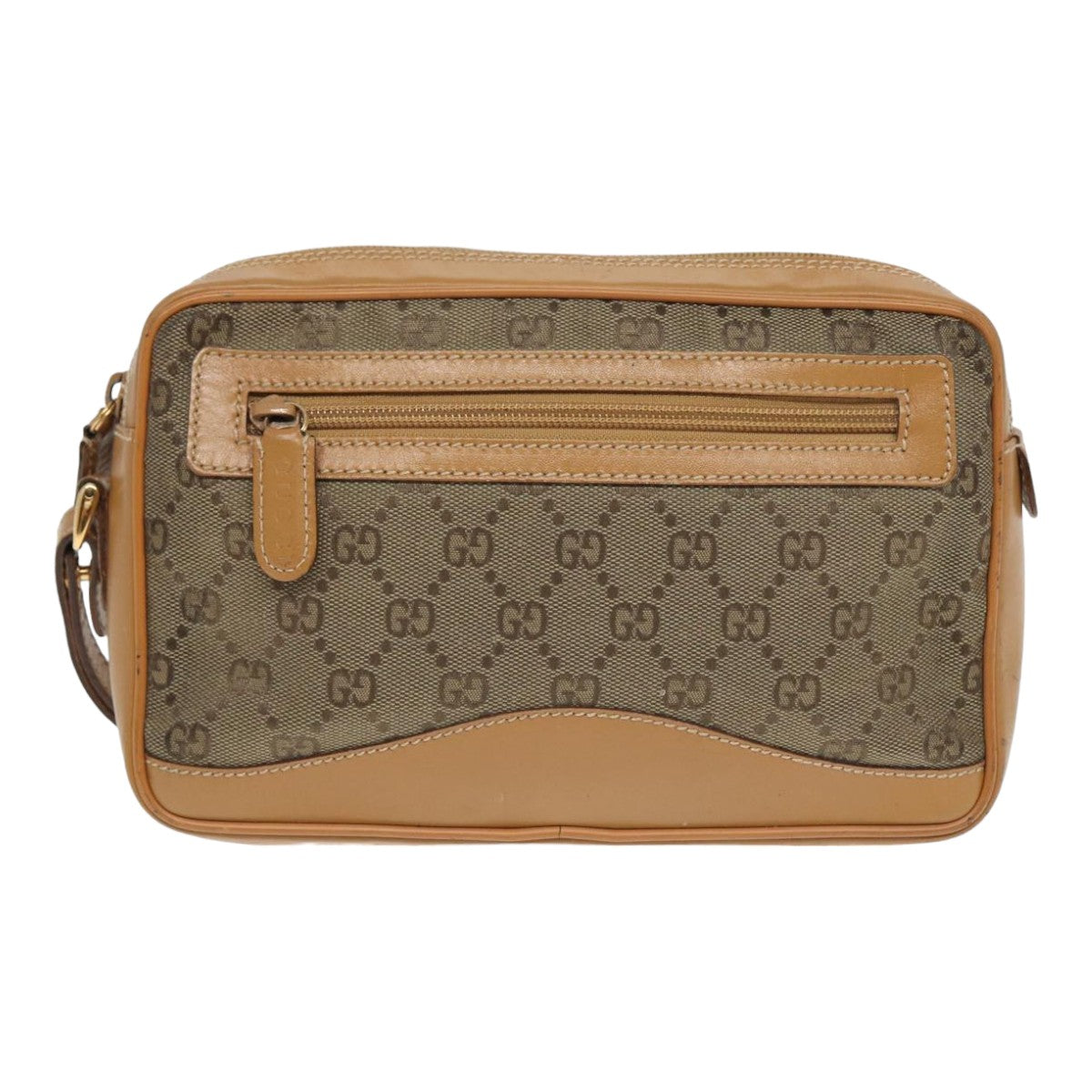 GUCCI GG Canvas Clutch Bag Beige 018 3754 3642 83962