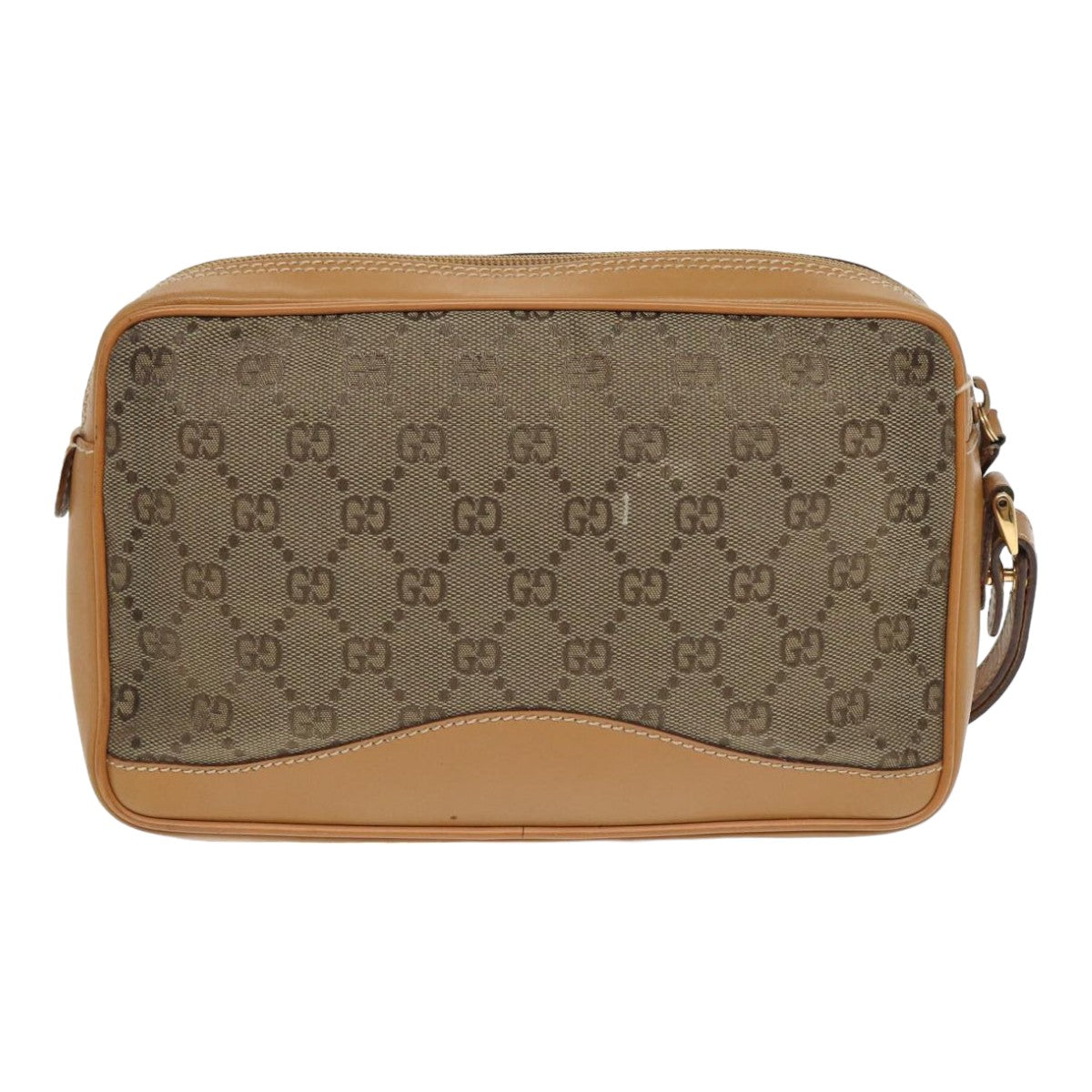 GUCCI GG Canvas Clutch Bag Beige 018 3754 3642 83962