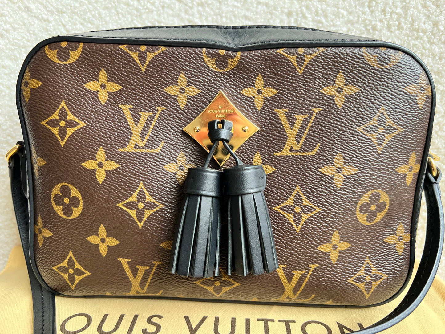 Louis Vuitton Saintonge Black and Monogram