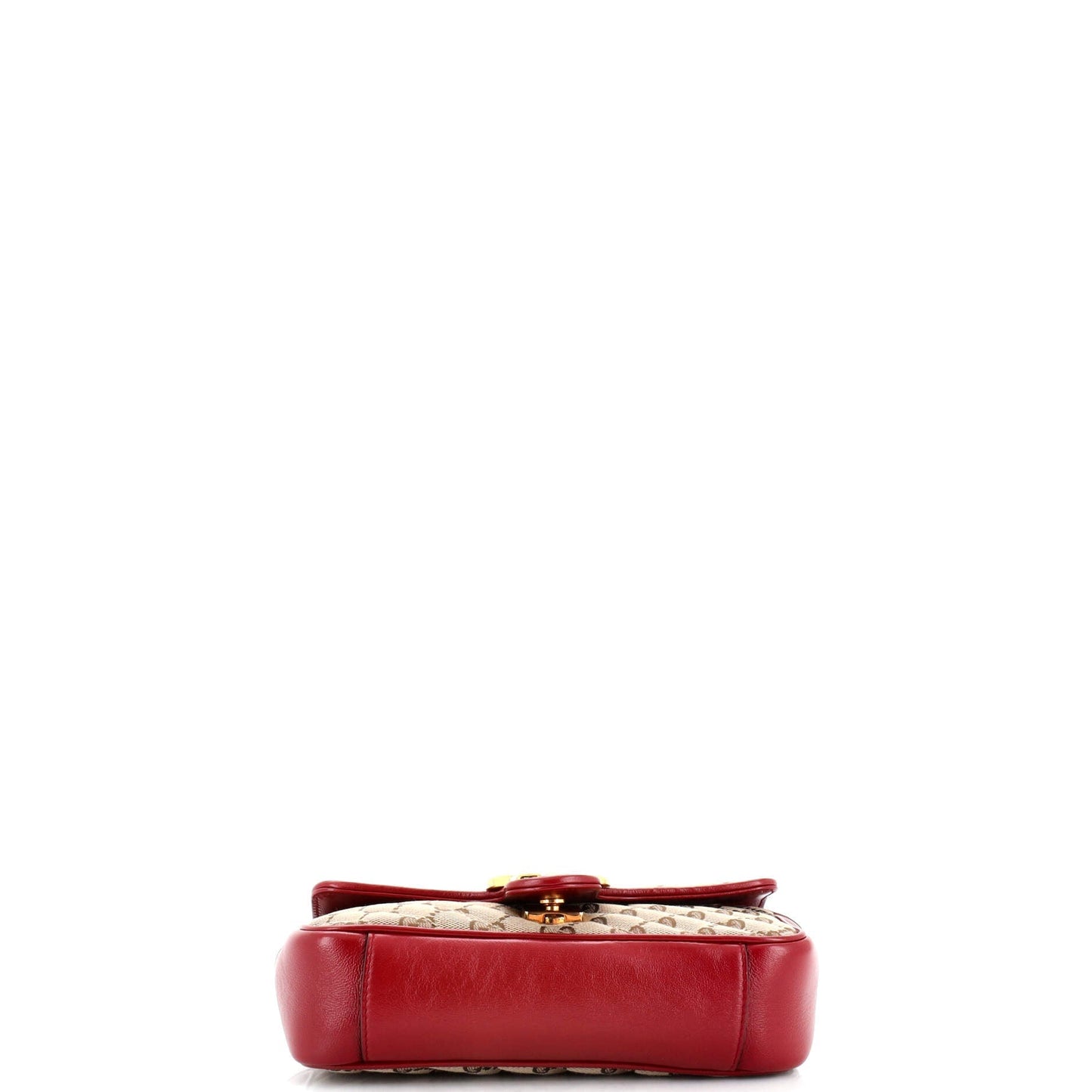 GG Marmont Flap Bag Diagonal Quilted GG Canvas Mini
