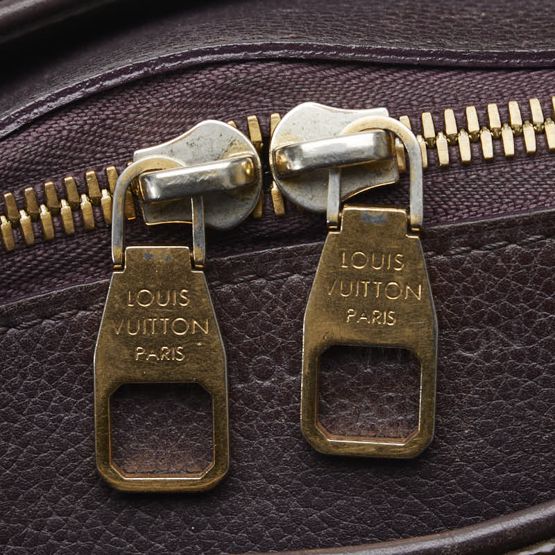 Louis Vuitton Monogram Pallas Handbag 2WAY M40906 Oral Pearl Brown PVC Leather  Louis Vuitton